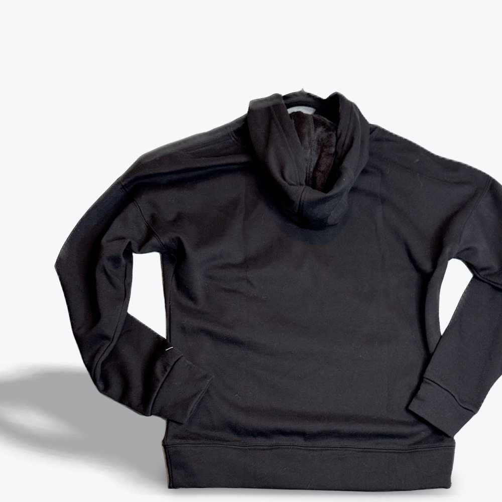 LazyPants Hoodie Sweatshirt‎ Womens Extra Small XS Black Pullover Bird Logo - Picture 2 of 6